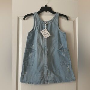 💯% Organic Cotton Kids Casual Denim Dress / Jumper